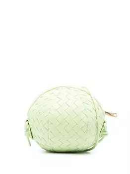 Bottega Veneta мини-сумка через плечо Mava, зеленый