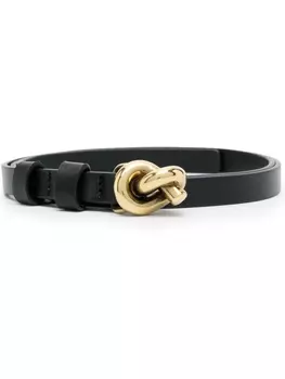Bottega Veneta ремень с пряжкой Knot, черный