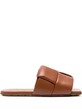 Bottega Veneta сандалии Patch, коричневый