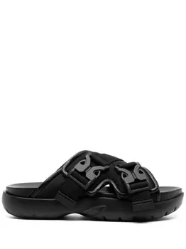 Bottega Veneta шлепанцы Snap, черный