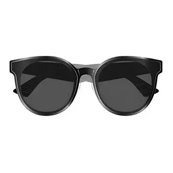 Bottega Veneta Солнцезащитные очки нестандартной формы, женские, черные