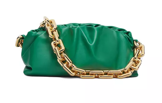 Bottega Veneta Сумка Chain Pouch Racing Green