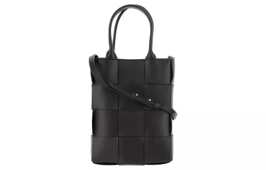 Bottega Veneta Сумка через плечо из овчины, женская, черная