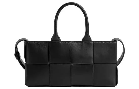 Bottega Veneta Сумка через плечо из овчины, женская, черная, мини-сумка