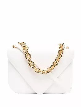 Bottega Veneta сумка через плечо с цепочкой, белый