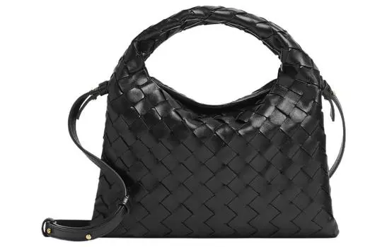 Bottega Veneta Сумка из коровьей кожи, сумка через плечо, мини-сумка для женщин, черная