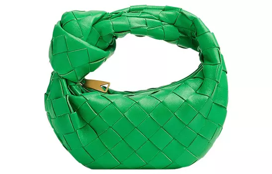 Bottega Veneta Сумка JODIE из овчины, мини, женская, зеленая