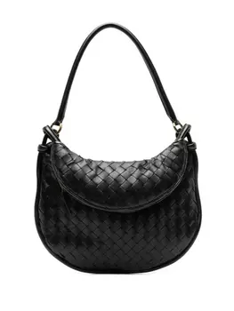 Bottega Veneta сумка на плечо Gemelli среднего размера, черный