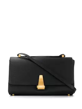Bottega Veneta сумка на плечо с откидным клапаном, черный