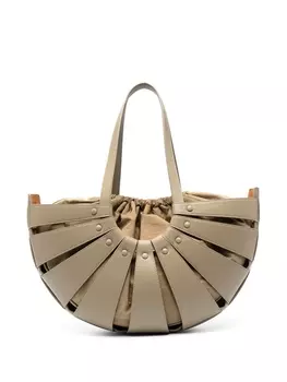 Bottega Veneta сумка The Shell, нейтральный цвет