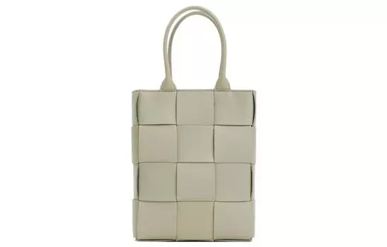 Bottega Veneta Женская сумка из овчины серого цвета