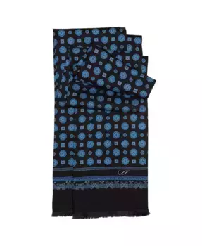 Botticelli - Тонкий Шелковый Шарф для Мужчин Elizabetta, синий