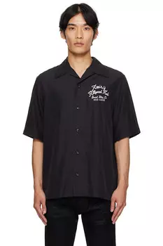 Боулинговая рубашка Hollywood Auto Amiri, черный