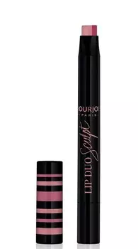 Bourjois, Lip Duo Sculpt, двухцветная помада 01 Pink Twice, 0,5 г