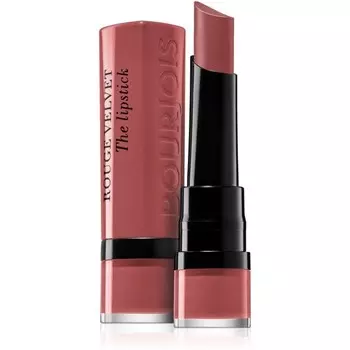 Bourjois, Матовая губная помада Rouge Velvet The Lipstick, оттенок 33, розовая вода, 2,4 г