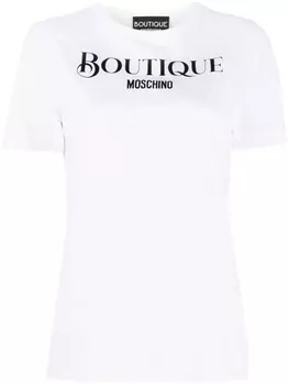 Boutique Moschino футболка с логотипом, белый