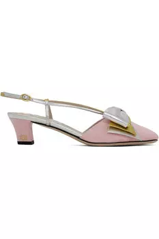 Bowow босоножки на каблуке с ремешком Valentino Garavani, мультиколор