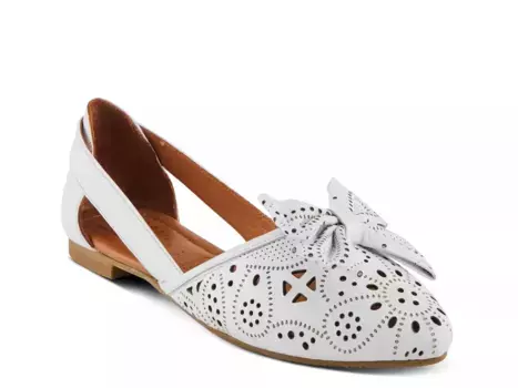 Bowtiful Балетки Spring Step, White