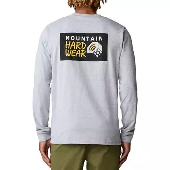 Бокс лого лонгслив Mountain Hardwear, серый