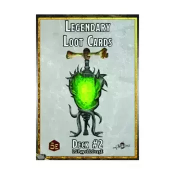 Бокс-сет Legendary Loot Cards Deck #2, Dungeons & Dragons (5th Edition) - Rulebooks, Sourcebooks & Supplements (Legendary Games)