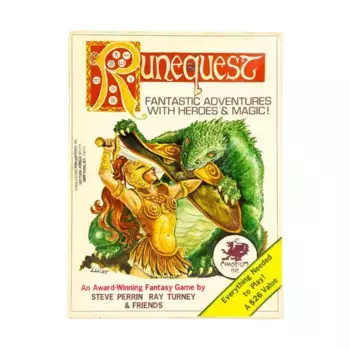 Бокс-сет RuneQuest (2nd Edition, 1st Printing, Thick Box, SPI Master Library Copy), RuneQuest (Chaosium)