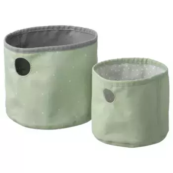 Бокс-сет, зелено-светло-серый LEN IKEA