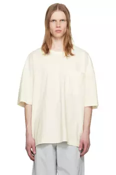 Боксерская футболка Lemaire, цвет chalk