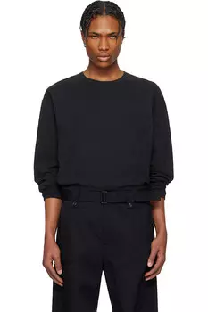 Боксерская футболка с длинным рукавом Lemaire, черный