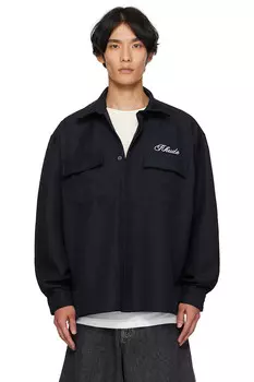 Боксерская рабочая рубашка ls Rhude, черный