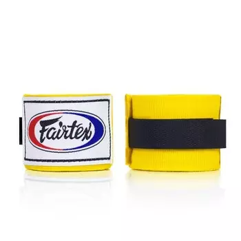 Боксерские бинты Fairtex, 180", желтый