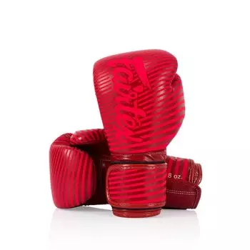 Боксерские перчатки Fairtex BGV14R с принтом, красный