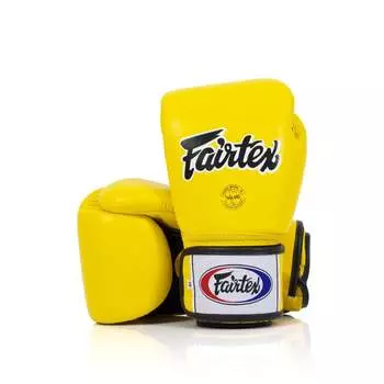 Боксерские перчатки Fairtex BGV1 дышащие, желтый