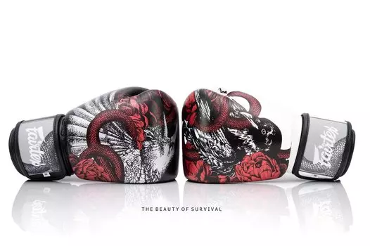 Боксерские перчатки Fairtex BGV24 в деревянной коробке
