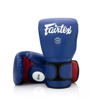 Боксерские перчатки Fairtex Coach Sparring, 14 oz., синий/красный