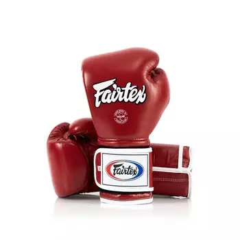 Боксерские перчатки Fairtex Heavy Hitter's - Mexican Style, 18 oz., красный/белый