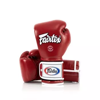 Боксерские перчатки Fairtex Heavy Hitter's - Mexican Style, 12 oz., красный/белый