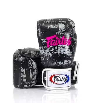 Боксерские перчатки Fairtex Universal "Tight-Fit" Design, Dark Cloude, 8 oz., черный