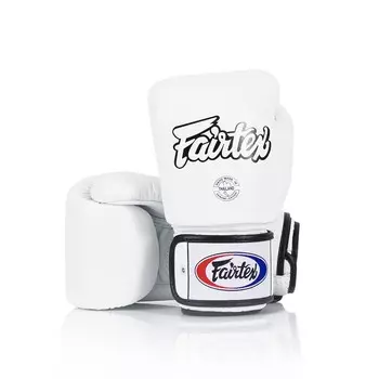 Боксерские перчатки Fairtex Universal "Tight-Fit" Design, 16 oz., белый
