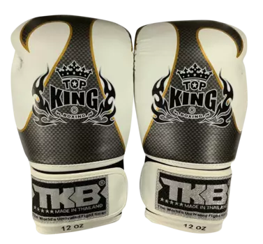 Боксерские перчатки Top King Air TKBGEM01, белый / серебристый