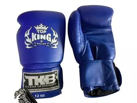 Боксерские перчатки Top King, синий