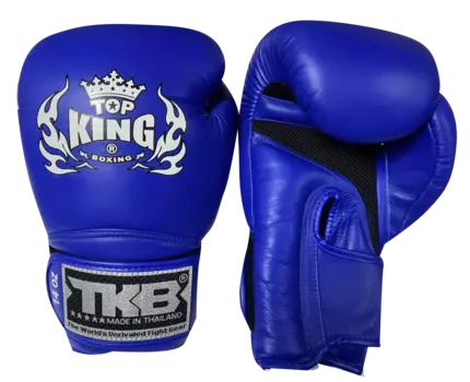 Боксерские перчатки Top King Super Air, синий