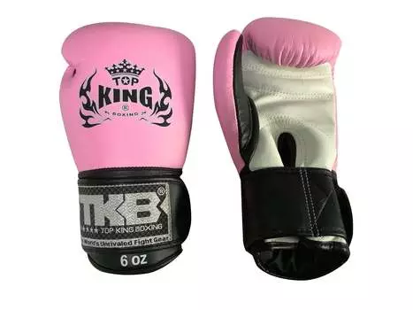 Боксерские перчатки Top King Ultimate, розовый / белый / черный