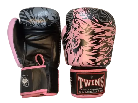 Боксерские перчатки Twins Special FBGVL3-50, розовый / черный