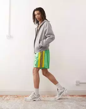 Боксерские шорты Adidas Originals зеленого и желтого цветов
