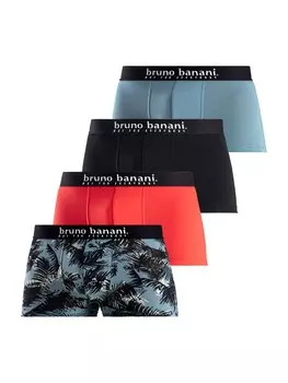 Боксерские шорты BRUNO BANANI, цвет Basalt grey/Red/Black