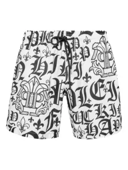 Боксерские шорты для плавания Philipp Plein, белый