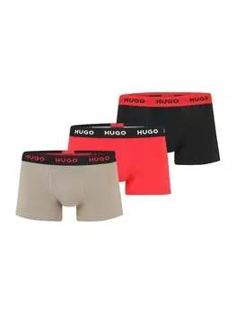 Боксерские шорты HUGO, цвет Taupe/Red/Black