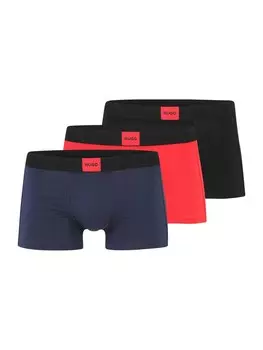 Боксерские шорты HUGO GALAXY, цвет marine blue/Blood red/Black