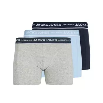 Боксерские шорты JACK & JONES JACICE, цвет Navy/Light blue/Light grey