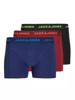 Боксерские шорты JACK & JONES JACZane, цвет marine blue/Bordeaux/Black